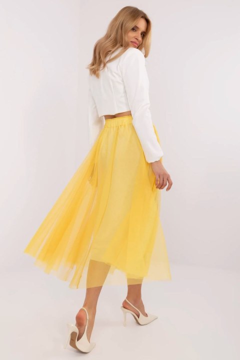Spódnica Model DHJ-SD-19568.13X Yellow - Italy Moda Spódnica Model DHJ-SD-19568.13X Yellow - Italy Moda