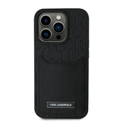 Karl Lagerfeld nakładka do iPhone 16 Pro Max 6,9" KLHCP16XPGKHPRPK czarna Hardcase Cardslots Monogram CG Mobile SAS Karl Lagerfeld nakładka do iPhone 16 Pro Max 6,9" KLHCP16XPGKHPRPK czarna Hardcase Cardslots Monogram CG Mobile SAS