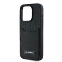 Karl Lagerfeld nakładka do iPhone 16 Pro Max 6,9" KLHCP16XPGKHPRPK czarna Hardcase Cardslots Monogram CG Mobile SAS