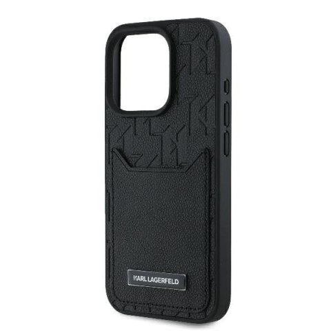 Karl Lagerfeld nakładka do iPhone 16 Pro Max 6,9" KLHCP16XPGKHPRPK czarna Hardcase Cardslots Monogram CG Mobile SAS Karl Lagerfeld nakładka do iPhone 16 Pro Max 6,9" KLHCP16XPGKHPRPK czarna Hardcase Cardslots Monogram CG Mobile SAS