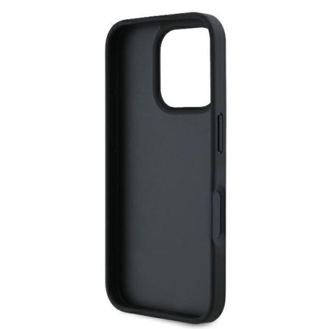 Karl Lagerfeld nakładka do iPhone 16 Pro Max 6,9" KLHCP16XPGKHPRPK czarna Hardcase Cardslots Monogram CG Mobile SAS Karl Lagerfeld nakładka do iPhone 16 Pro Max 6,9" KLHCP16XPGKHPRPK czarna Hardcase Cardslots Monogram CG Mobile SAS