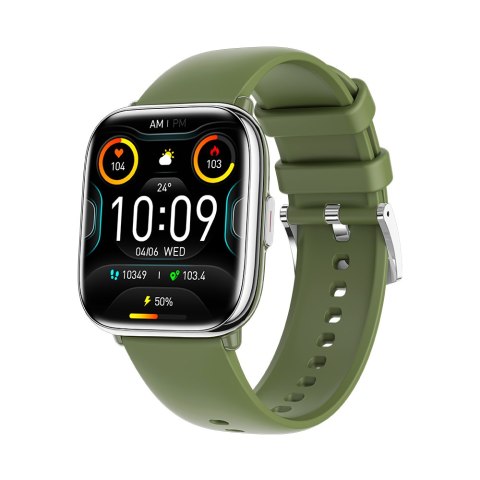 MyPhone Watch Pastel Srebrny/Oliwkowa Zieleń MPTech Sp. z o.o. MyPhone Watch Pastel Srebrny/Oliwkowa Zieleń MPTech Sp. z o.o.