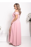 Sukienka Model Walentina Gładka 0011171. Dirty Pink - With You