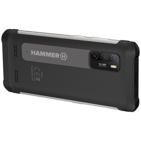 Zestaw Smartfon Hammer Iron 4 srebrny + Hammer Watch Plus MPTech Sp. z o.o. Zestaw Smartfon Hammer Iron 4 srebrny + Hammer Watch Plus MPTech Sp. z o.o.