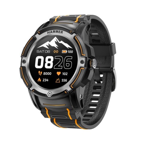 Zestaw Smartfon Hammer Iron 4 srebrny + Hammer Watch Plus MPTech Sp. z o.o. Zestaw Smartfon Hammer Iron 4 srebrny + Hammer Watch Plus MPTech Sp. z o.o.