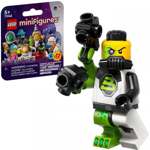 71046 - LEGO Minifigures - MUTANT BLACKTRONU col26-12 / Kosmos Seria 26 LEGO 71046 - LEGO Minifigures - MUTANT BLACKTRONU col26-12 / Kosmos Seria 26 LEGO