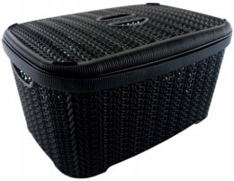 Koszyk z pokrywką KNIT 20 l Katex