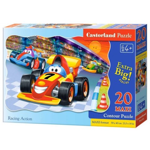 Puzzle 20el.maxi racing action Puzzle 20el.maxi racing action