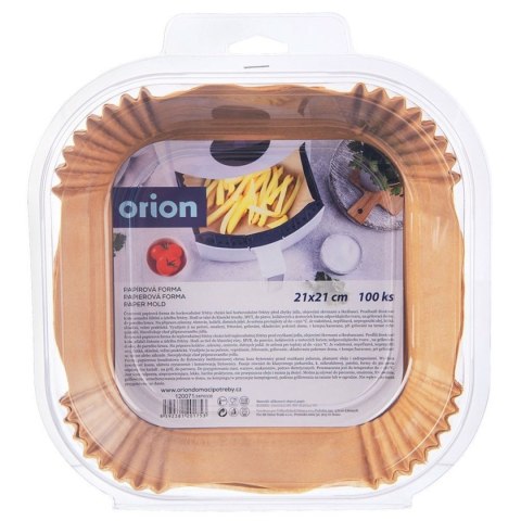 WKŁAD PAPIEROWY DO FRYTOWNICY 21x21cm 100szt. KWADRATOWY 120071 ORION WKŁAD PAPIEROWY DO FRYTOWNICY 21x21cm 100szt. KWADRATOWY 120071 ORION