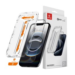 Crong EasyShield 2-Pack - Szkło hartowane iPhone 16e / iPhone 14 / iPhone 13 / iPhone 13 Pro (2 sztuki) Crong