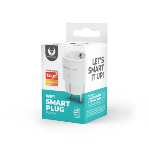 Forever Light Gniazdo Sieciowe WiFi Smart 240V 10 A - FLSP10A TelForceOne S.A. Forever Light Gniazdo Sieciowe WiFi Smart 240V 10 A - FLSP10A TelForceOne S.A.