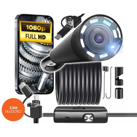 Kamera endoskopowa 3.5m obiektyw 8/7/5,5mm USB-C/Micro-USB LTC Lamex Andrzej Leszek Sp.K. Kamera endoskopowa 3.5m obiektyw 8/7/5,5mm USB-C/Micro-USB LTC Lamex Andrzej Leszek Sp.K.