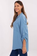 Koszula Damska Model MO-KS-9368.98 Dark Blue - Italy Moda