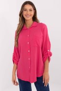 Koszula Damska Model MO-KS-9368.98 Fuksjs - Italy Moda