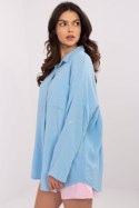 Koszula Damska Model MO-KS-9368.98 Light Blue - Italy Moda