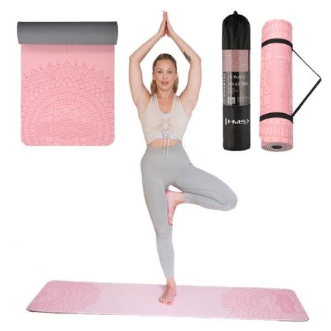 YM10 MATA TPE DO JOGI LIGHT PINK HMS HMS YM10 MATA TPE DO JOGI LIGHT PINK HMS HMS