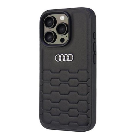 Audi nakładka Synthetic Leather do iPhone 16 Pro 6.3" czarna CG Mobile SAS Audi nakładka Synthetic Leather do iPhone 16 Pro 6.3" czarna CG Mobile SAS