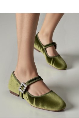 Damskie Baleriny FINDLAY ? GREEN - Inello