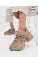 Damskie Sneakersy TITAN ? Khaki - Inello