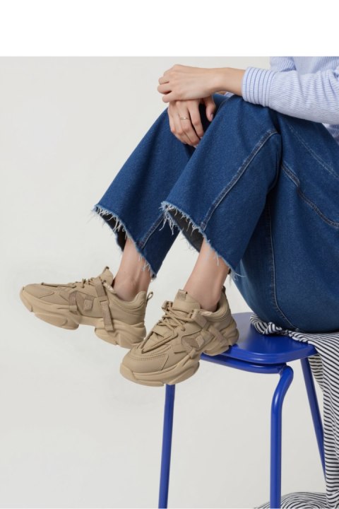 Damskie Sneakersy TITAN ? Khaki - Inello Damskie Sneakersy TITAN ? Khaki - Inello