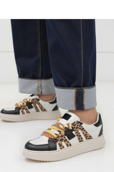 Damskie Sneakersy WEAVEX WH/BLACK - Inello Damskie Sneakersy WEAVEX WH/BLACK - Inello