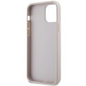 Guess nakładka do iPhone 12 / 12 Pro 6,1" GUHCP12MP4TDSCPP różowa HC PU Leather Metal Logo Strass Crossbody CG Mobile SAS