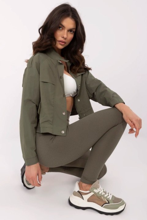 Kurtka Damska Model NM-KR-A2394.01 Khaki - NM Kurtka Damska Model NM-KR-A2394.01 Khaki - NM