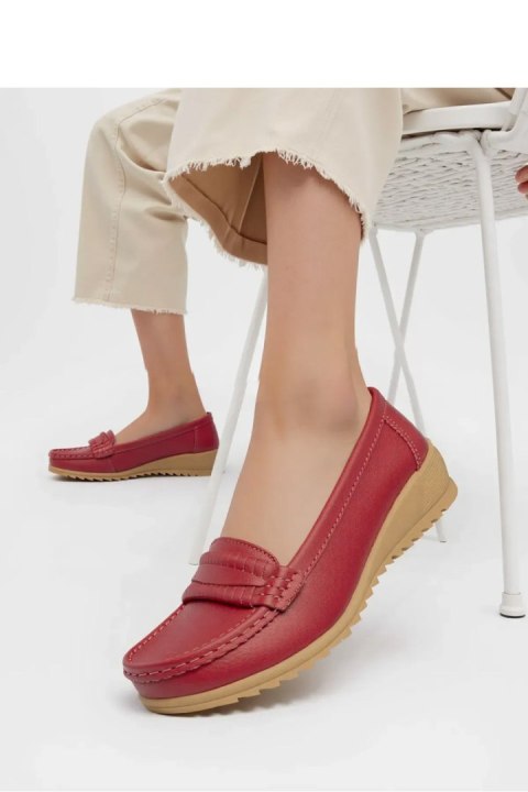 Damskie Mokasyny ALORA RED - Inello Damskie Mokasyny ALORA RED - Inello