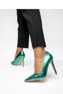 Damskie Szpilki LUMINA GREEN ? Eleganckie i Stylowe Buty na Obcasie - Inello