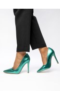Damskie Szpilki LUMINA GREEN ? Eleganckie i Stylowe Buty na Obcasie - Inello