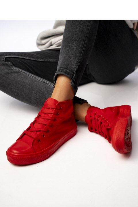 Damskie Trampki SOLIS RED - Inello Damskie Trampki SOLIS RED - Inello