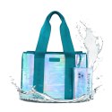Case-Mate Large Travel Tote Bag - Wodoodporna torba na ramię z etui na telefon (Emerald Blue Soap Bubble) Case-Mate