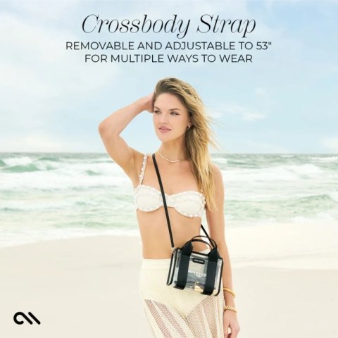 Case-Mate Micro Tote Bag - Wodoodporna torba na ramię (Midnight Black/Clear) Case-Mate Case-Mate Micro Tote Bag - Wodoodporna torba na ramię (Midnight Black/Clear) Case-Mate