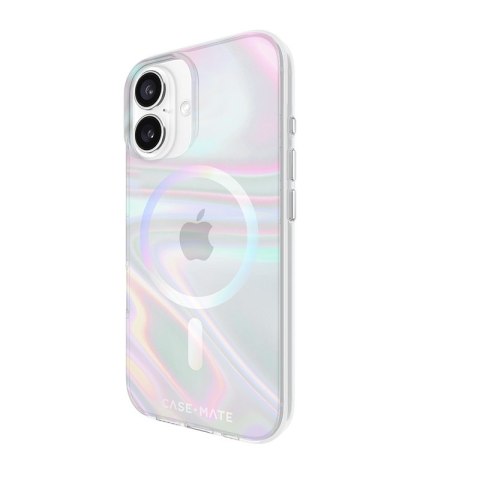 Case-Mate Soap Bubble MagSafe - Etui iPhone 16 (Iridescent) Case-Mate Case-Mate Soap Bubble MagSafe - Etui iPhone 16 (Iridescent) Case-Mate