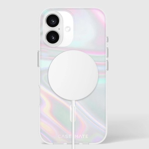 Case-Mate Soap Bubble MagSafe - Etui iPhone 16 (Iridescent) Case-Mate Case-Mate Soap Bubble MagSafe - Etui iPhone 16 (Iridescent) Case-Mate