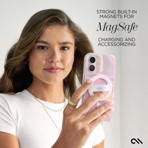 Case-Mate Soap Bubble MagSafe - Etui iPhone 16 (Iridescent) Case-Mate Case-Mate Soap Bubble MagSafe - Etui iPhone 16 (Iridescent) Case-Mate