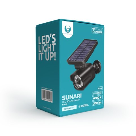 Forever Light Lampa solarna LED SUNARI FLS-25 SMD PIR z atrapą kamery 4W 300lm 6000K 1500mAh Li-Ion TelForceOne S.A. Forever Light Lampa solarna LED SUNARI FLS-25 SMD PIR z atrapą kamery 4W 300lm 6000K 1500mAh Li-Ion TelForceOne S.A.