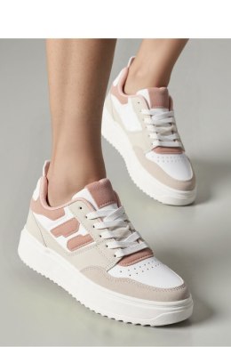 Damskie Sneakersy NORVIN ? White/Pink - Inello