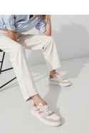 Damskie Sneakersy NORVIN ? White/Pink - Inello