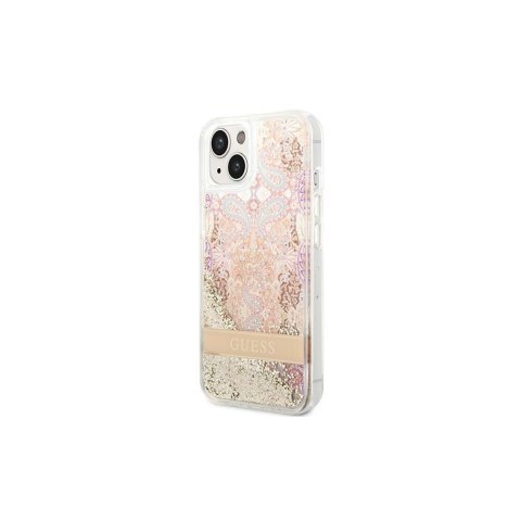 Guess nakładka do iPhone 14 Plus 6,7" GUHCP14MLFLSD złota hardcase Paisley Liquid Glitter CG Mobile SAS Guess nakładka do iPhone 14 Plus 6,7" GUHCP14MLFLSD złota hardcase Paisley Liquid Glitter CG Mobile SAS
