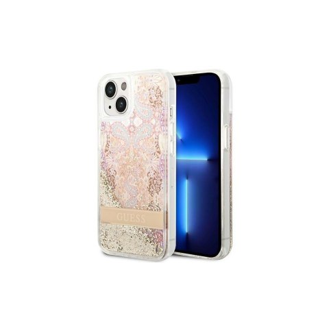 Guess nakładka do iPhone 14 Plus 6,7" GUHCP14MLFLSD złota hardcase Paisley Liquid Glitter CG Mobile SAS Guess nakładka do iPhone 14 Plus 6,7" GUHCP14MLFLSD złota hardcase Paisley Liquid Glitter CG Mobile SAS