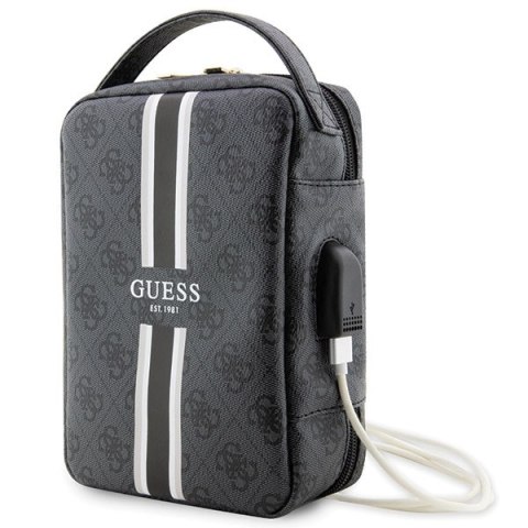 Guess torba organizer GUHBP4RPSK czarna 4G Printed Stripes CG Mobile SAS Guess torba organizer GUHBP4RPSK czarna 4G Printed Stripes CG Mobile SAS
