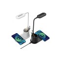 Rebeltec Lampka na biurko z ładowarką indukcyjna QI W600 10W High Speed czarna Rebeltec Olszewski, Nowak, Węgrzyn Sp.K.