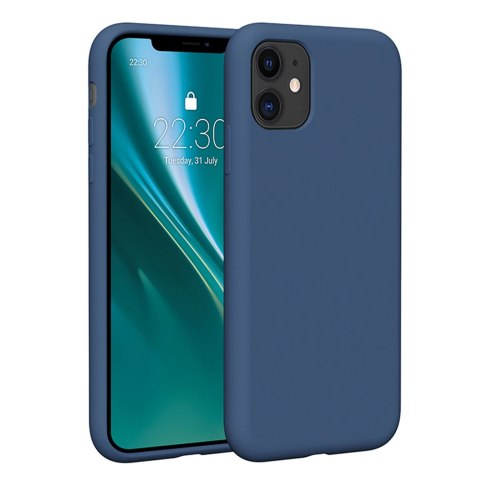 Nakładka Etteri Silicone Case do iPhone 11 ciemnoniebieska TelForceOne S.A. Nakładka Etteri Silicone Case do iPhone 11 ciemnoniebieska TelForceOne S.A.