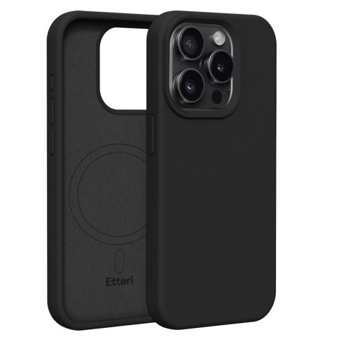 Nakładka Etteri Silicone Mag do iPhone 15 Pro 6,1" czarna TelForceOne S.A. Nakładka Etteri Silicone Mag do iPhone 15 Pro 6,1" czarna TelForceOne S.A.