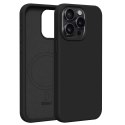 Nakładka Etteri Silicone Mag do iPhone 15 Pro Max 6,7" czarna TelForceOne S.A.