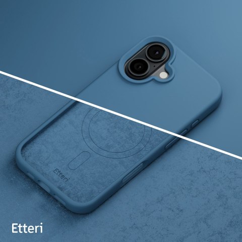 Nakładka Etteri Silicone Mag do iPhone 16 6,1" ciemnoniebieska TelForceOne S.A. Nakładka Etteri Silicone Mag do iPhone 16 6,1" ciemnoniebieska TelForceOne S.A.