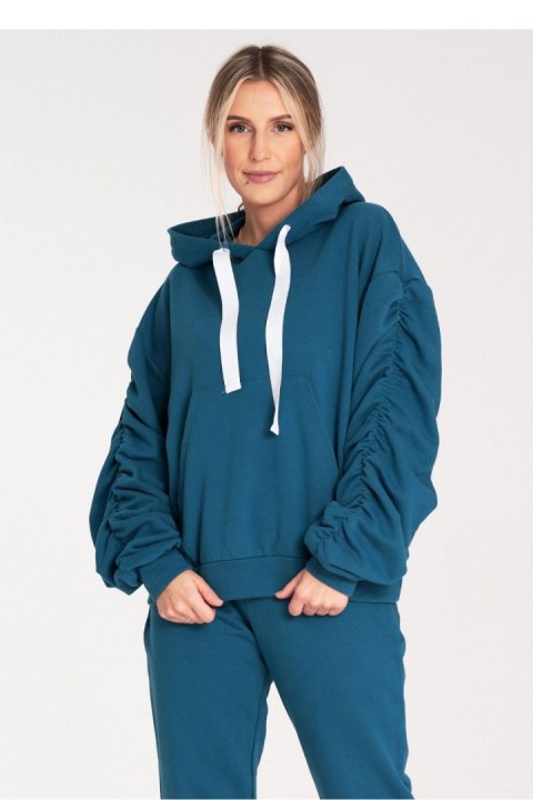Bluza Damska Model M1055 Blue - Figl Bluza Damska Model M1055 Blue - Figl