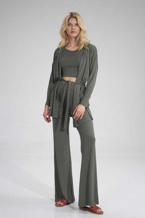 Bluza Damska Model M750 Oliwka - Figl Bluza Damska Model M750 Oliwka - Figl