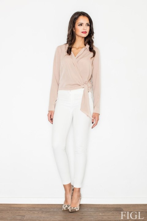 Bluzka M432 Beige - Figl Bluzka M432 Beige - Figl